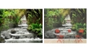 Brewster Home Fashions Tranquil Waterfall Wall Mural